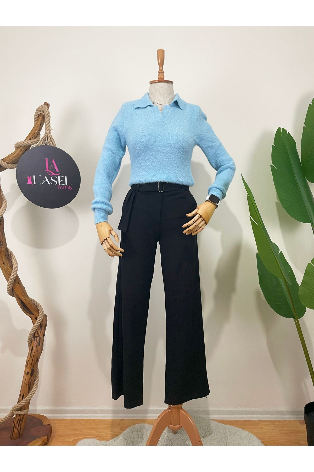 POLO YAKA SAKAL İPLİK KAZAK