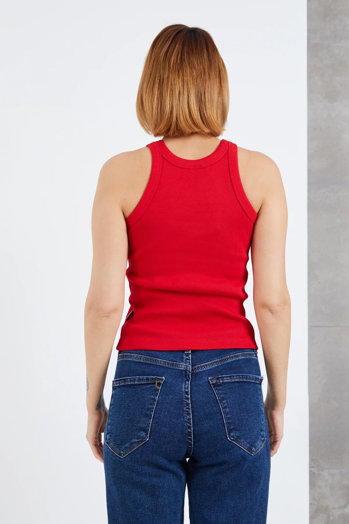 Fitilli Askılı Kadın Body