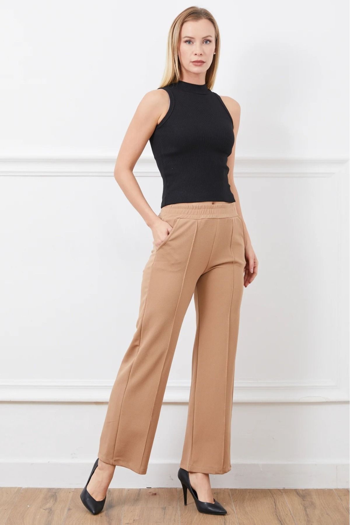 Fitilli Balıkçı Yaka Crop Body