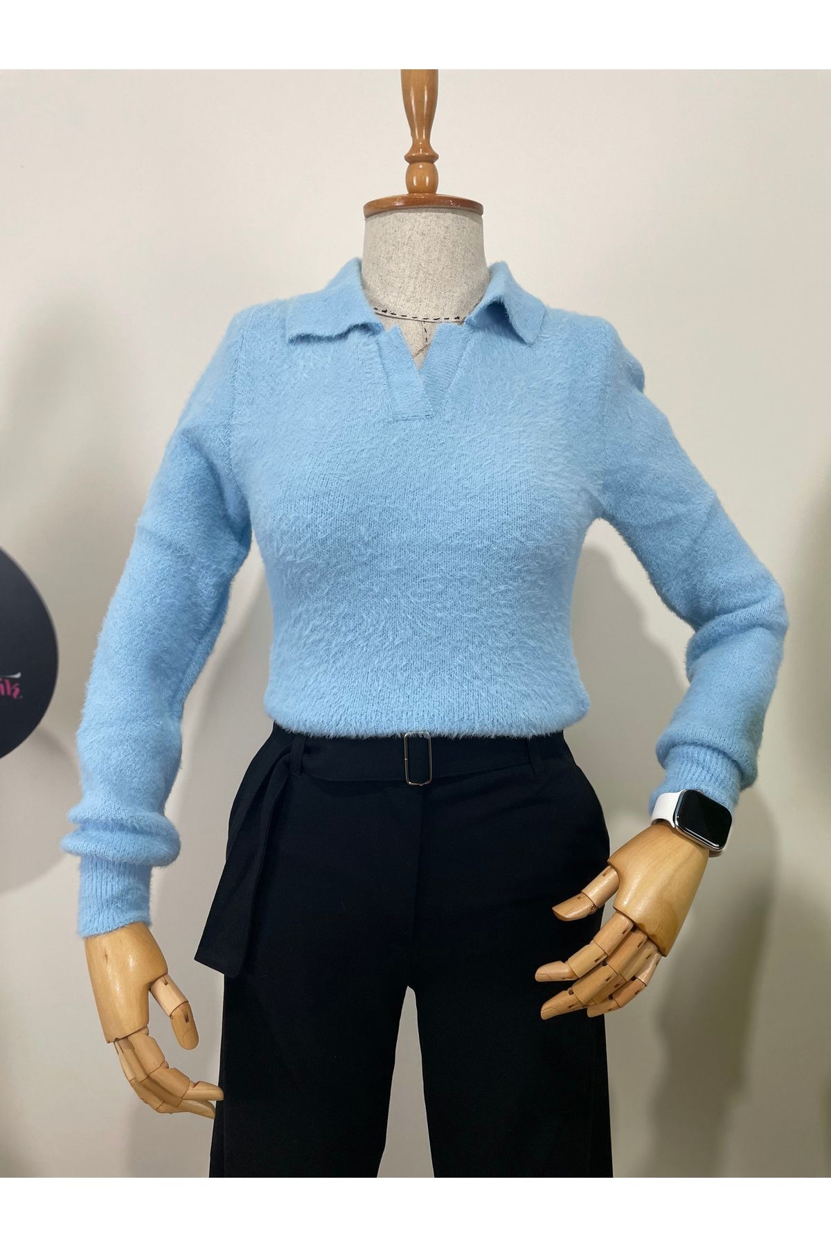POLO YAKA SAKAL İPLİK KAZAK