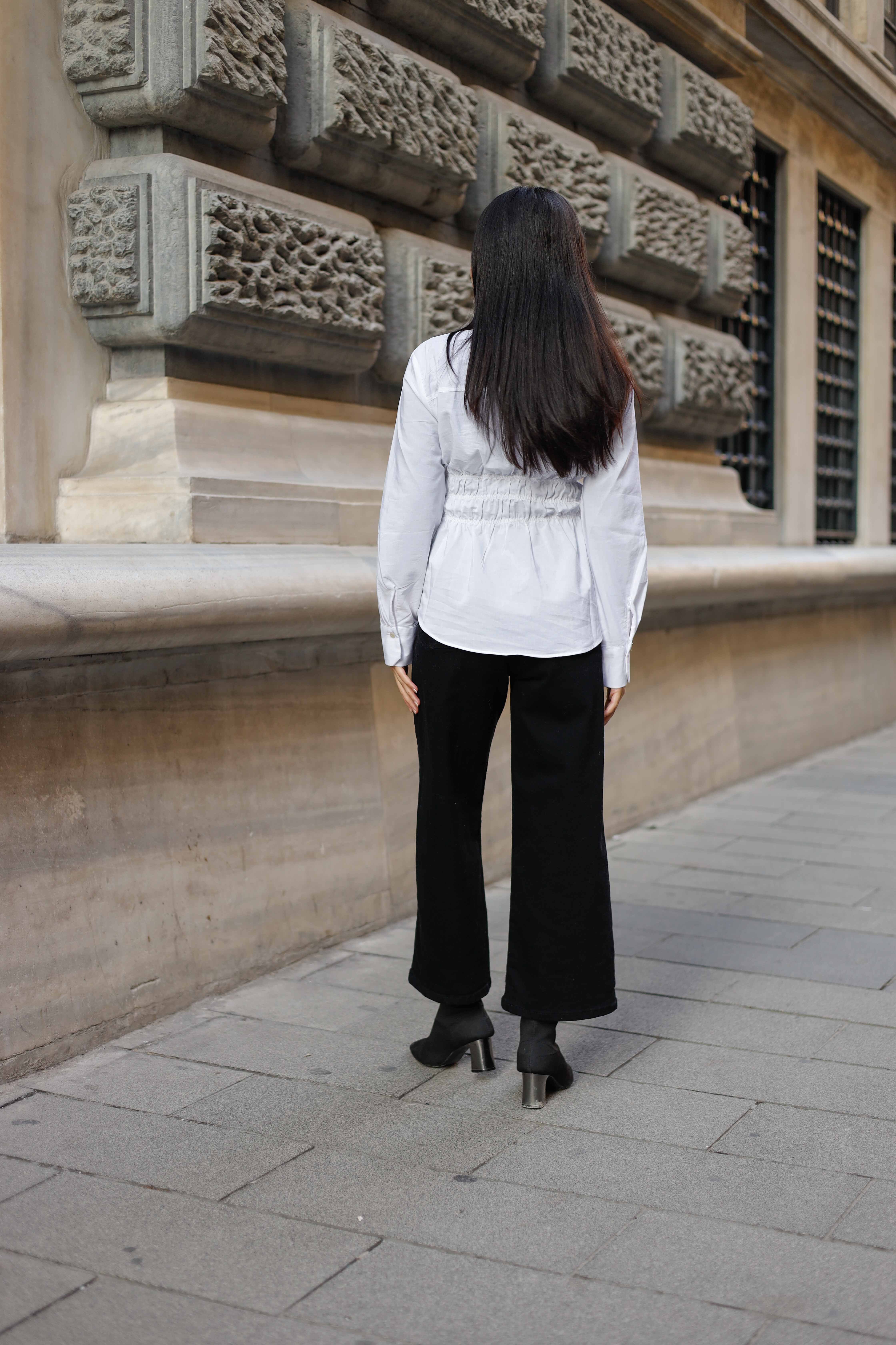 Beli Büzgülü Gömlek