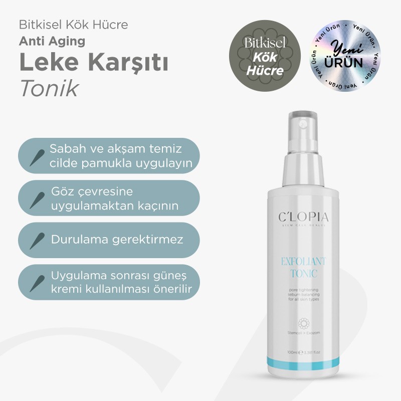 Bitkisel Kök Hücre Anti Aging Leke Cell Karşıtı Tonik