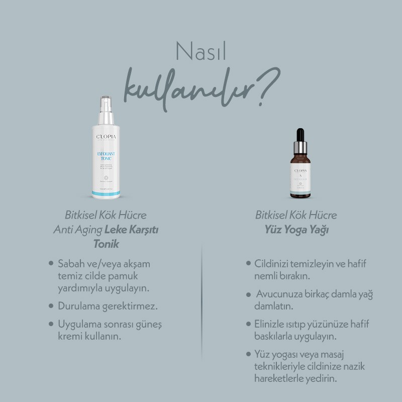 Cilt Dengesini Keşfet Seti | Leke Karşıtı Anti-aging Bitkisel Kök Hücre Bakımı