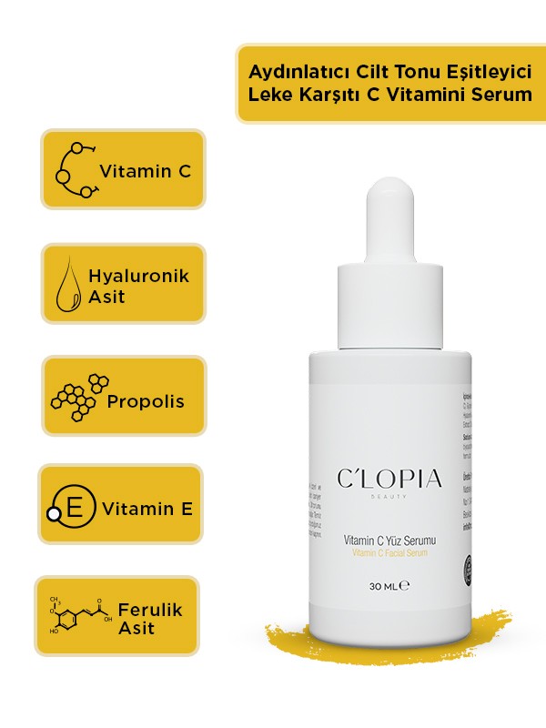 C Vitaminli Yüz Leke Serumu