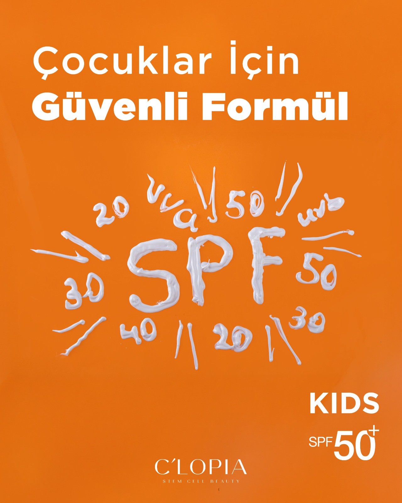 Bitkisel Kök Hücre Çocuk Güneş Kremi SPF 50+ 