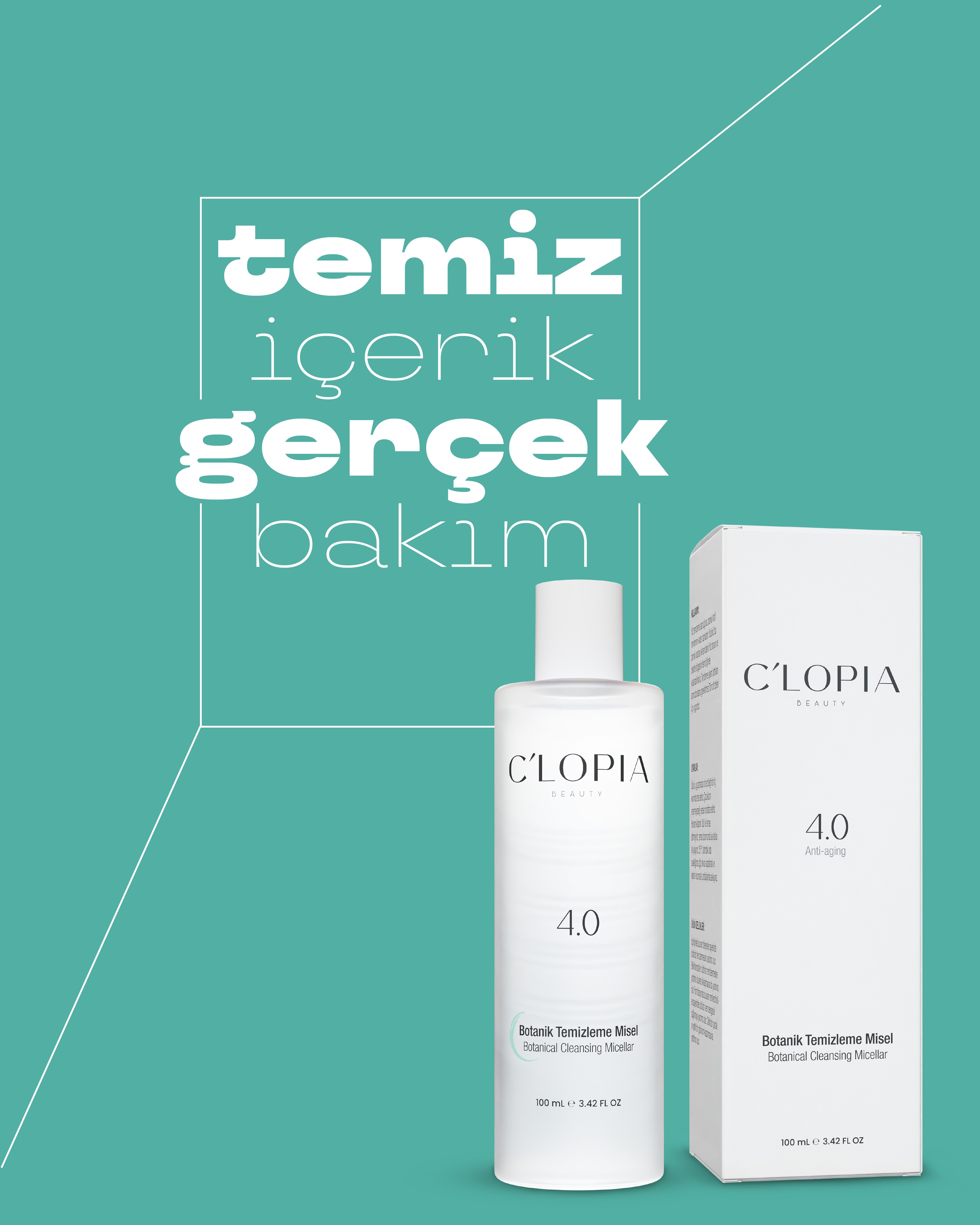 4.0 Anti Aging Botanik Temizleme Misel