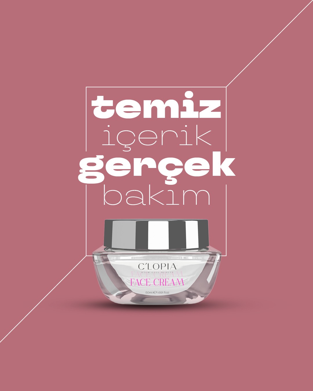 Bitkisel Kök Hücre Anti Aging Leke Karşıtı Yüz Kremi