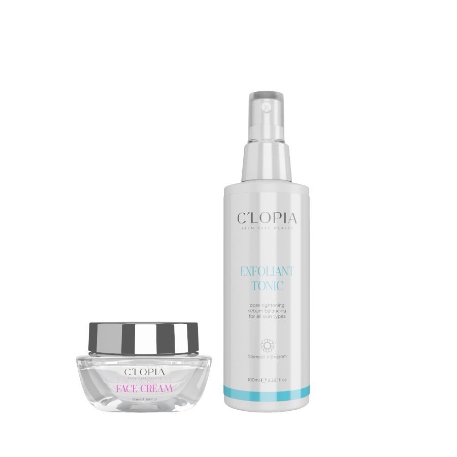 Bitkisel Kök Hücre Antiaging Leke Tarşıtı Tonik & Krem Set