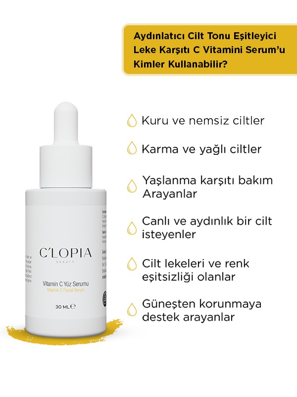 C Vitaminli Yüz Leke Serumu