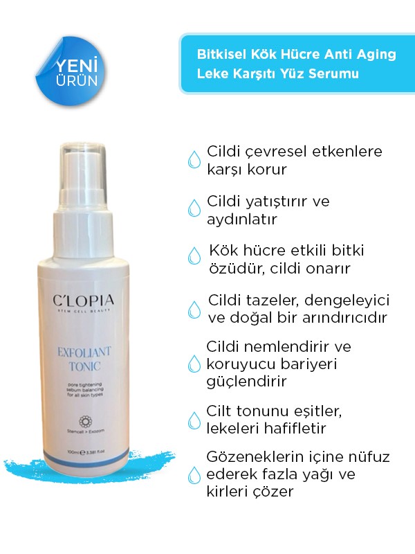 Bitkisel Kök Hücre Anti Aging Leke Cell Karşıtı Tonik