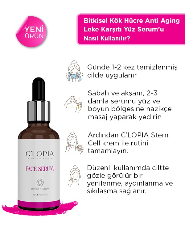 Bitkisel Kök Hücre Antaging Leke Karşıtı Tonik & Serum Set