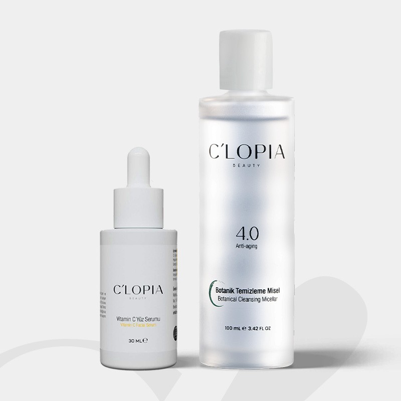 Canlandırıcı Bakım İkilisi | C Vitamini Serumu ve Anti-aging Botanik Onarıcı Misel