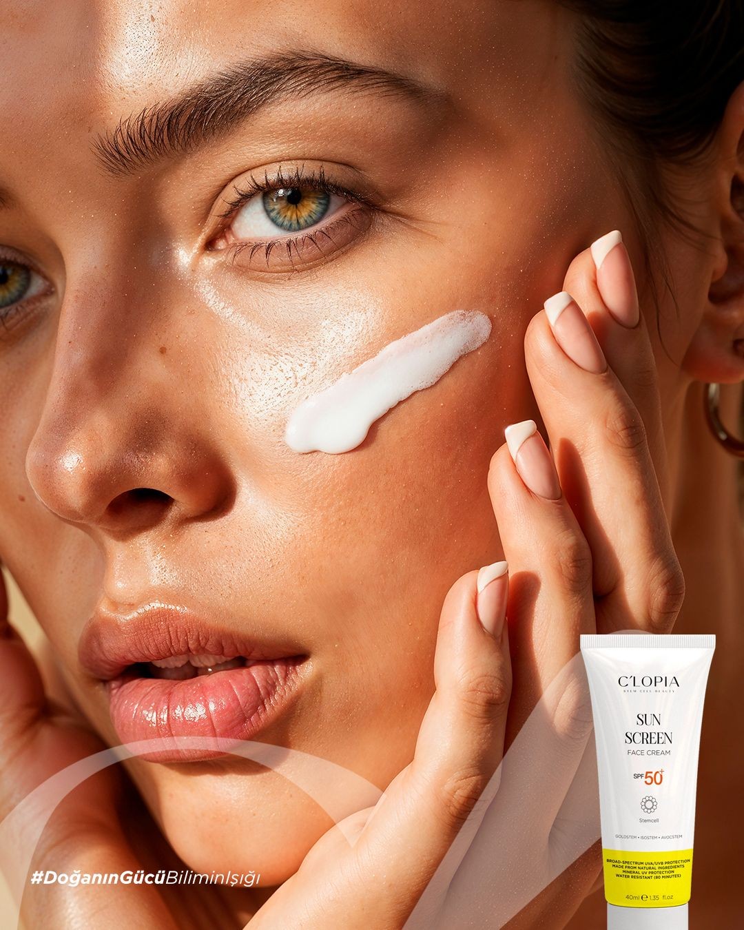 Bitkisel Kök Hücre Yüz Güneş Kremi SPF 50+