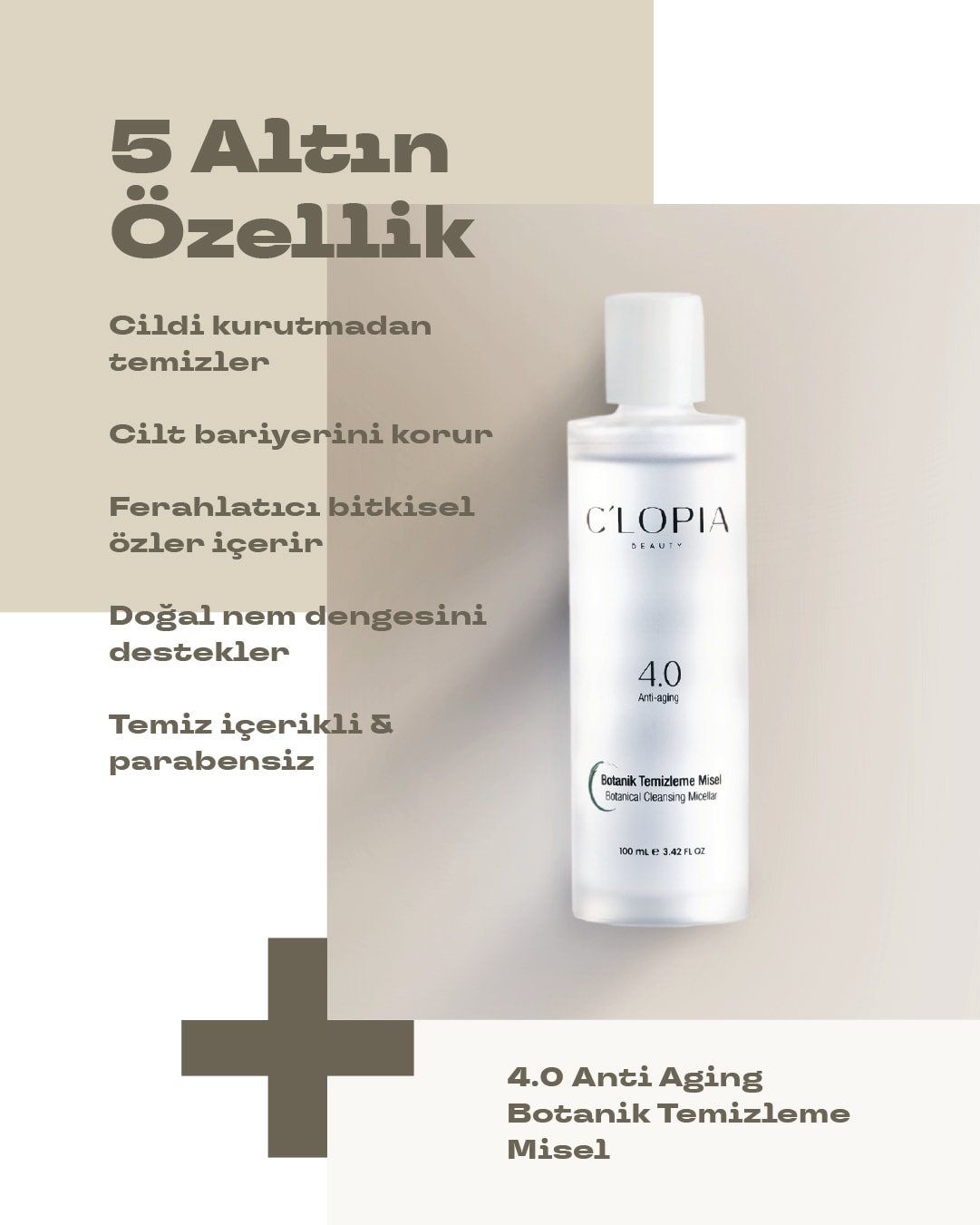 4.0 Anti Aging Botanik Temizleme Misel