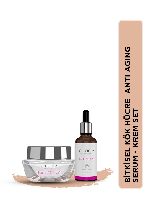 Bitkisel Kök Hücre Antiaging Leke Karşıtı Serum & Krem Set