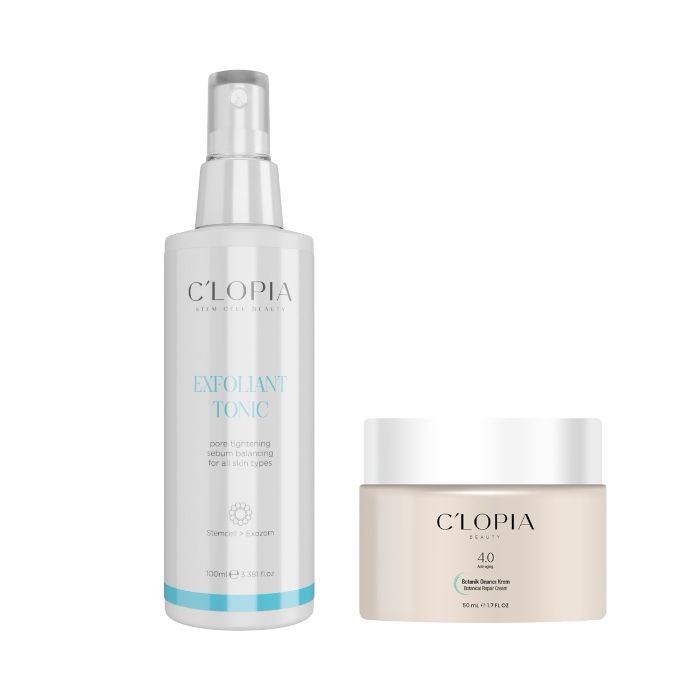 Bitkisel Kök Hücre Anti Aging Leke Cell Karşıtı Tonik & Anti Aging Botanik Onarıcı Krem 