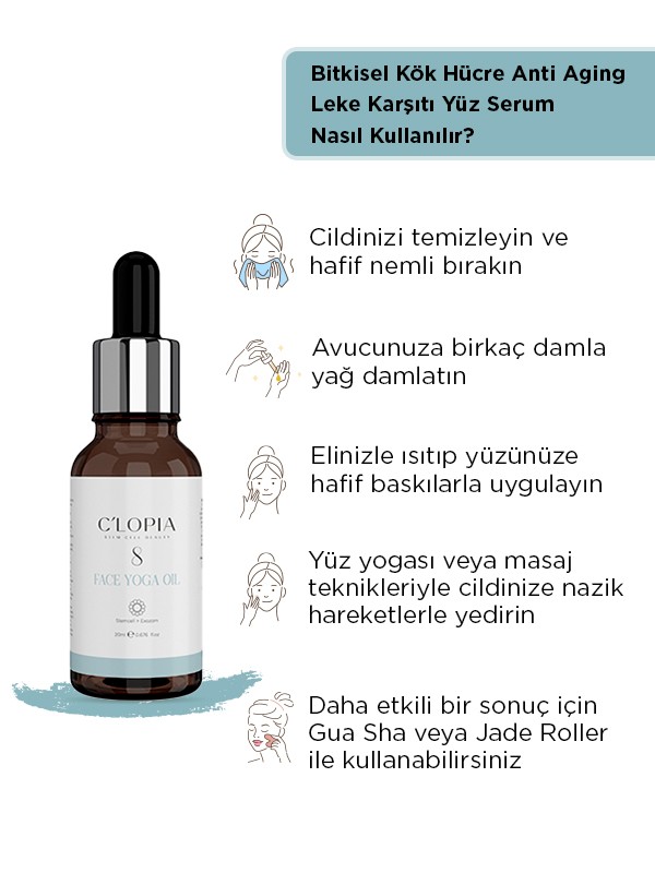 Bitkisel Kök Hücre Yüz Yogası Seti