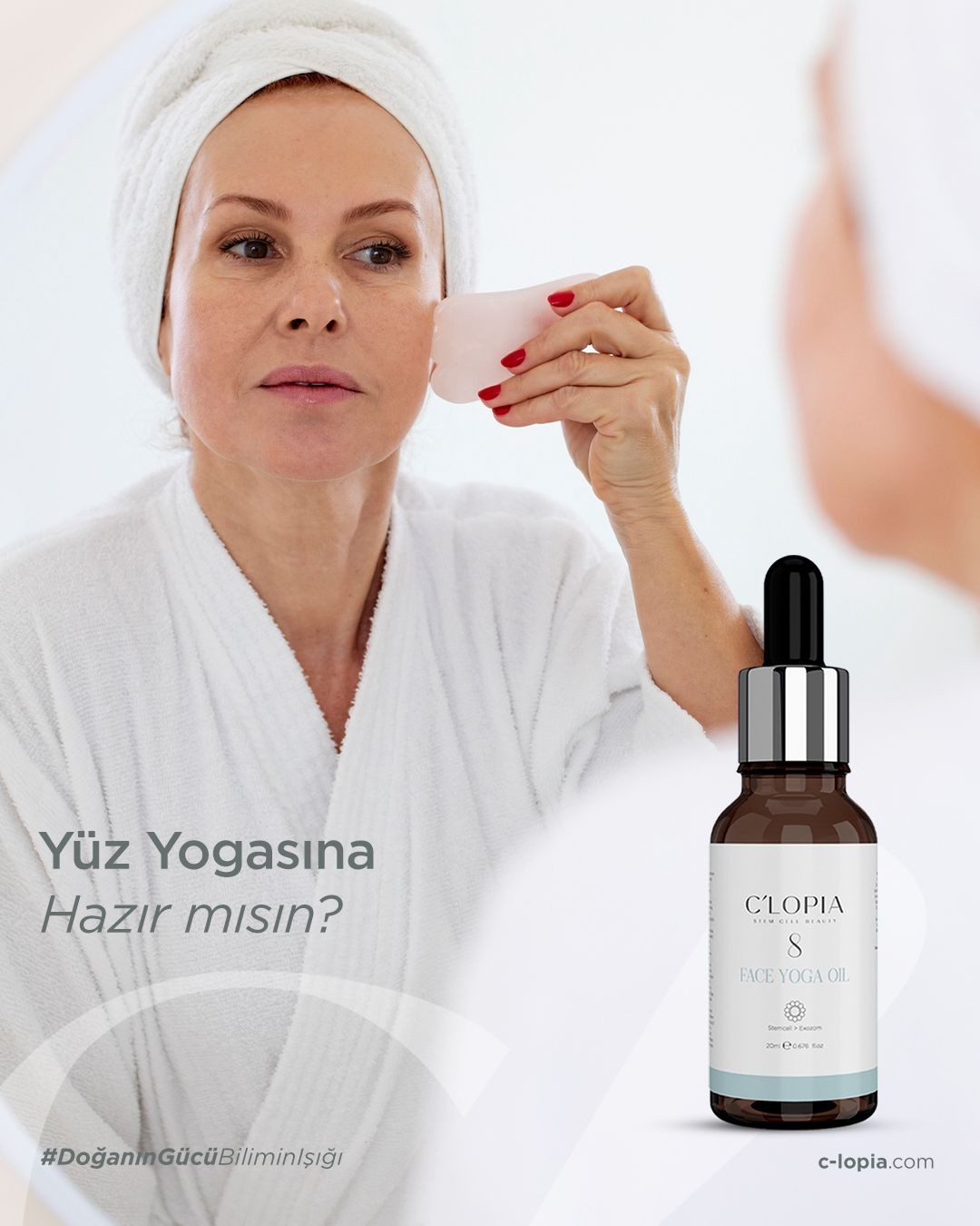 Bitkisel Kök Hücre Yüz Yoga Yağı
