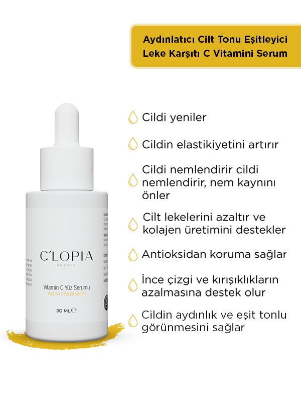 C Vitaminli Yüz Leke Serumu