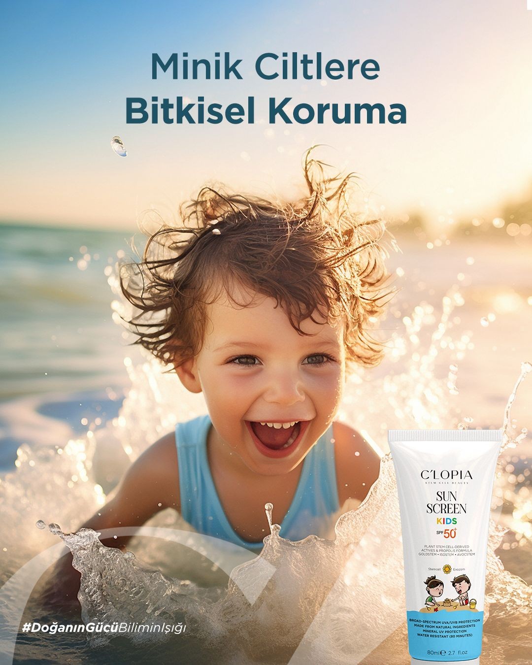 Bitkisel Kök Hücre Çocuk Güneş Kremi SPF 50+ 