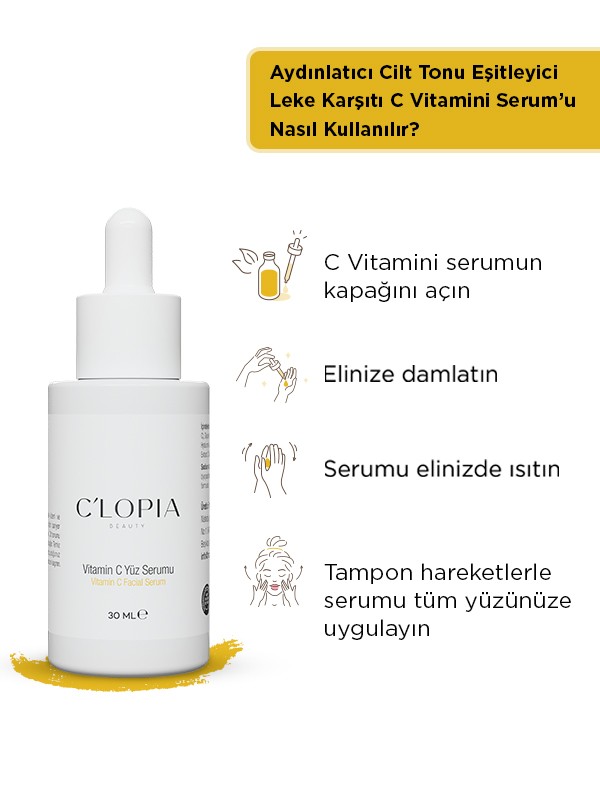C Vitaminli Yüz Leke Serumu