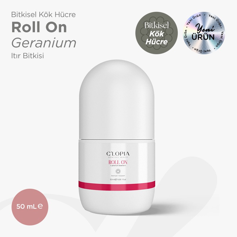 Bitkisel Kök Hücre Roll-on / Geranium (ıtır bitkisi)