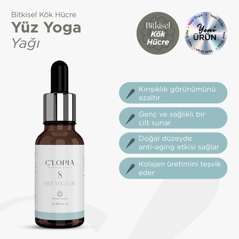 Bitkisel Kök Hücre Yüz Yoga Yağı