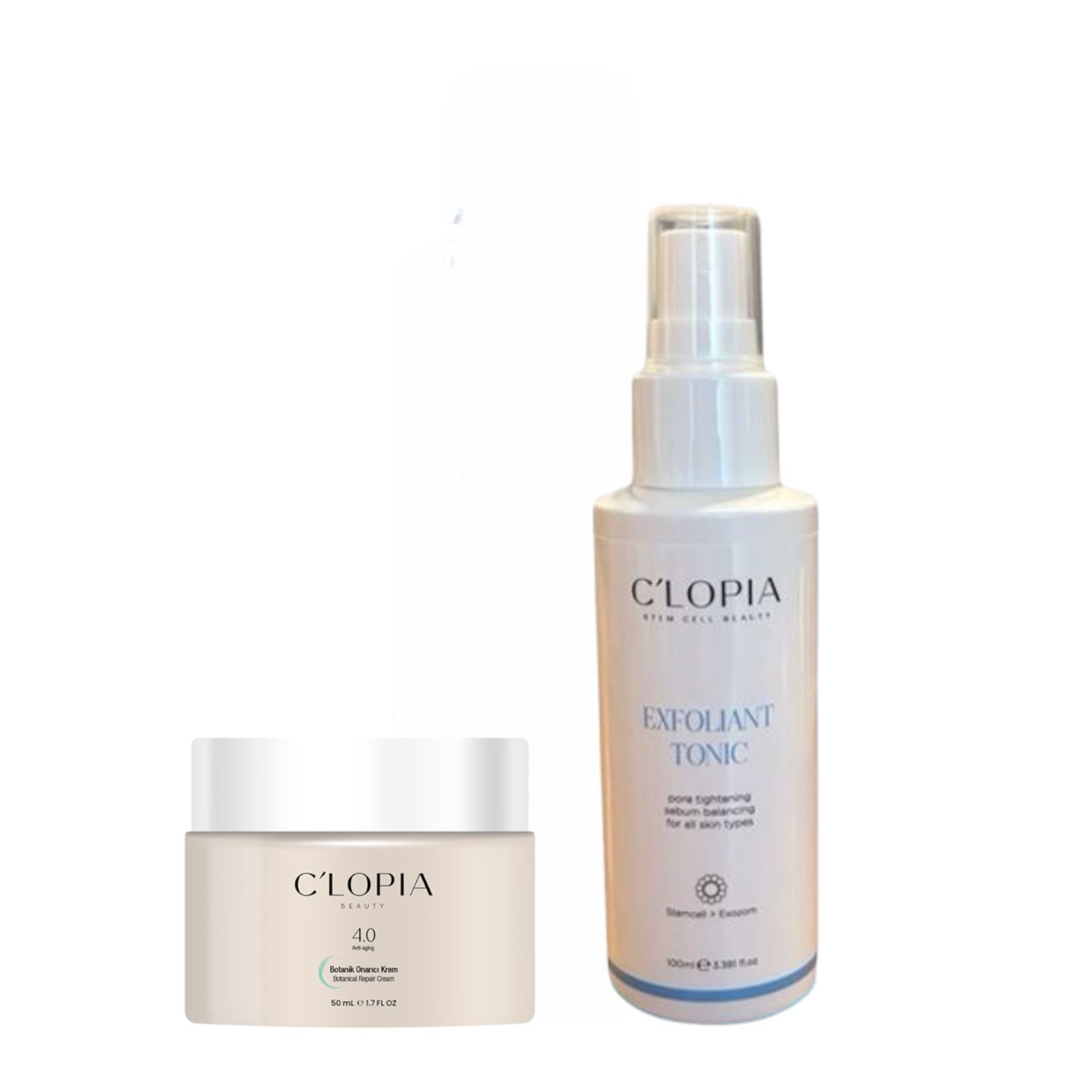 Bitkisel Kök Hücre Anti Aging Leke Cell Karşıtı Tonik & Anti Aging Botanik Onarıcı Krem 