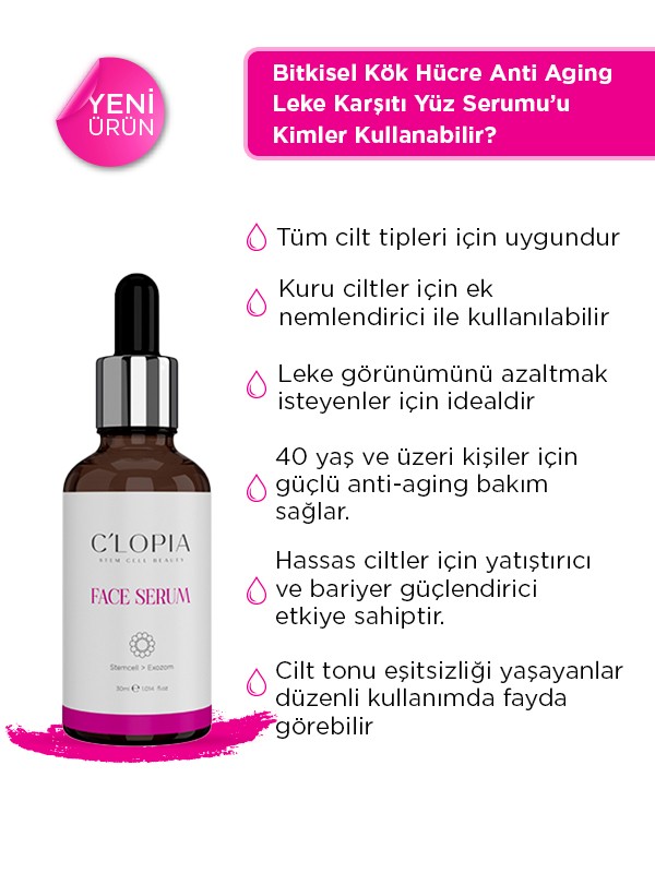 Bitkisel Kök Hücre Antaging Leke Karşıtı Tonik & Serum Set