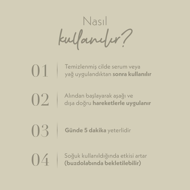 Gua Sha Yüz Masaj Taşı / Yeşim