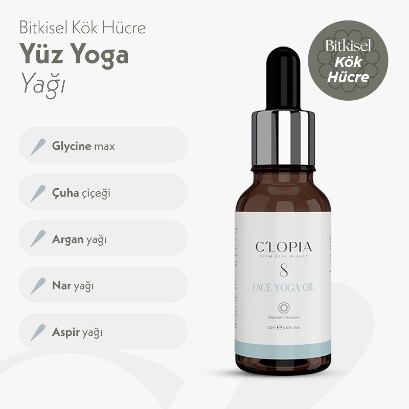 Bitkisel Kök Hücre Yüz Yoga Yağı