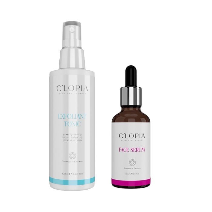 Bitkisel Kök Hücre Antaging Leke Karşıtı Tonik & Serum Set