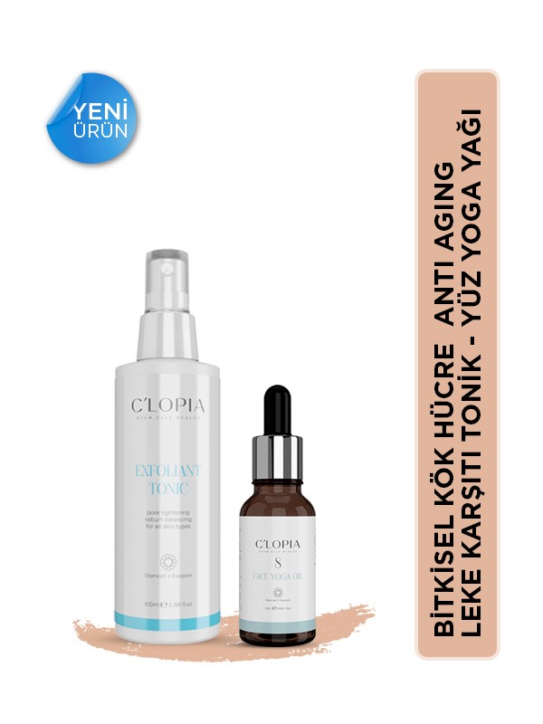 Bitkisel Kök Hücre Anti Aging Leke Cell Karşıtı Tonik & Bitkisel Kök Hücre Yüz Yoga Yağı