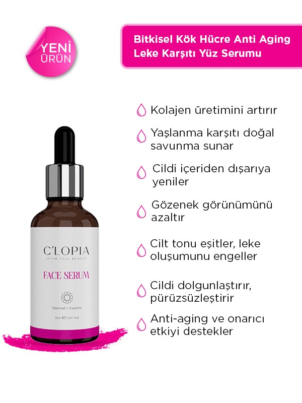 Bitkisel Kök Hücre Antaging Leke Karşıtı Tonik & Serum Set