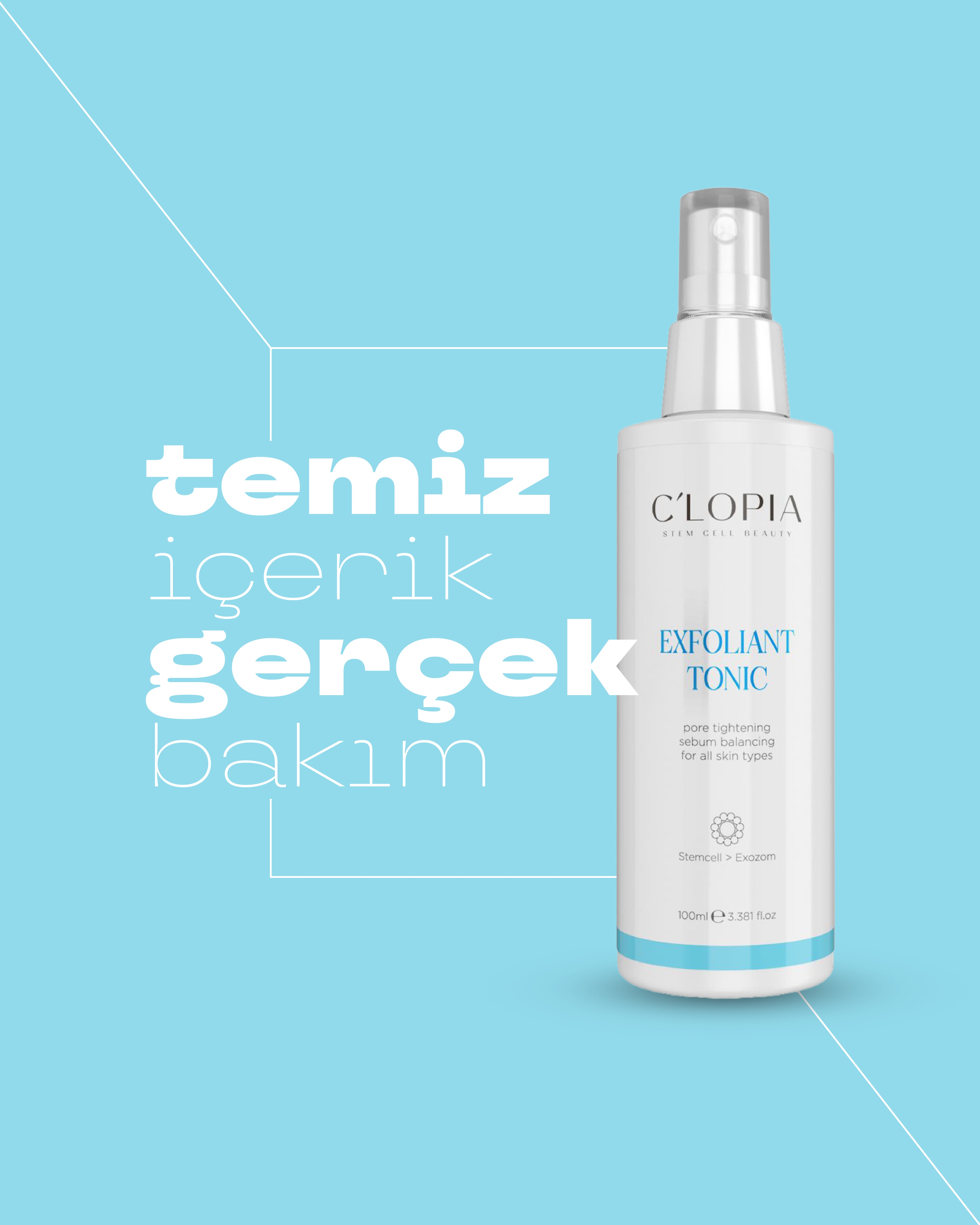 Bitkisel Kök Hücre Anti Aging Leke Cell Karşıtı Tonik