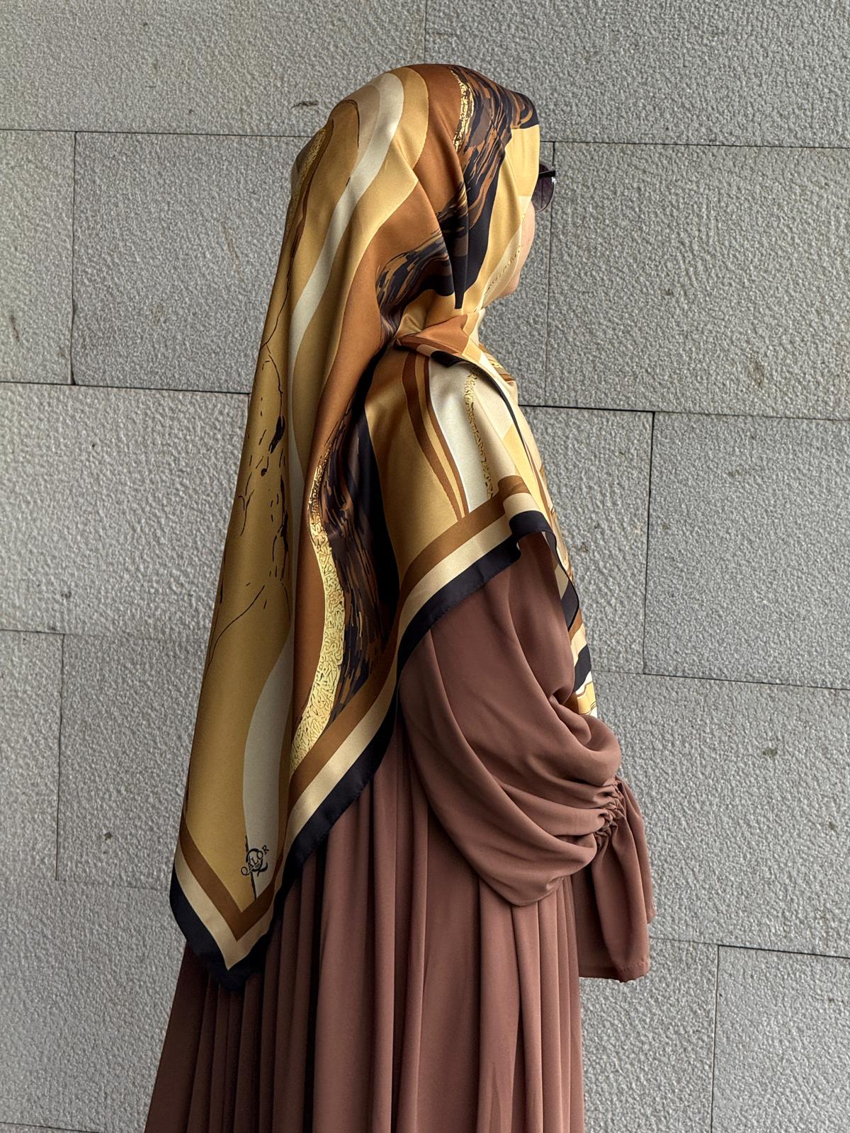 İpeksi Twil Line Eşarp-Gold