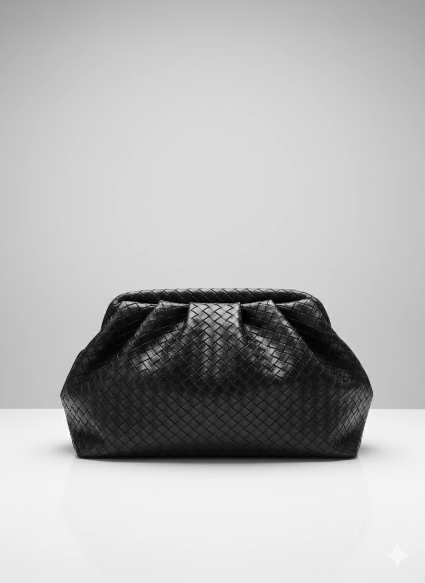 Burslu Büzgülü El ve Omuz Çantası