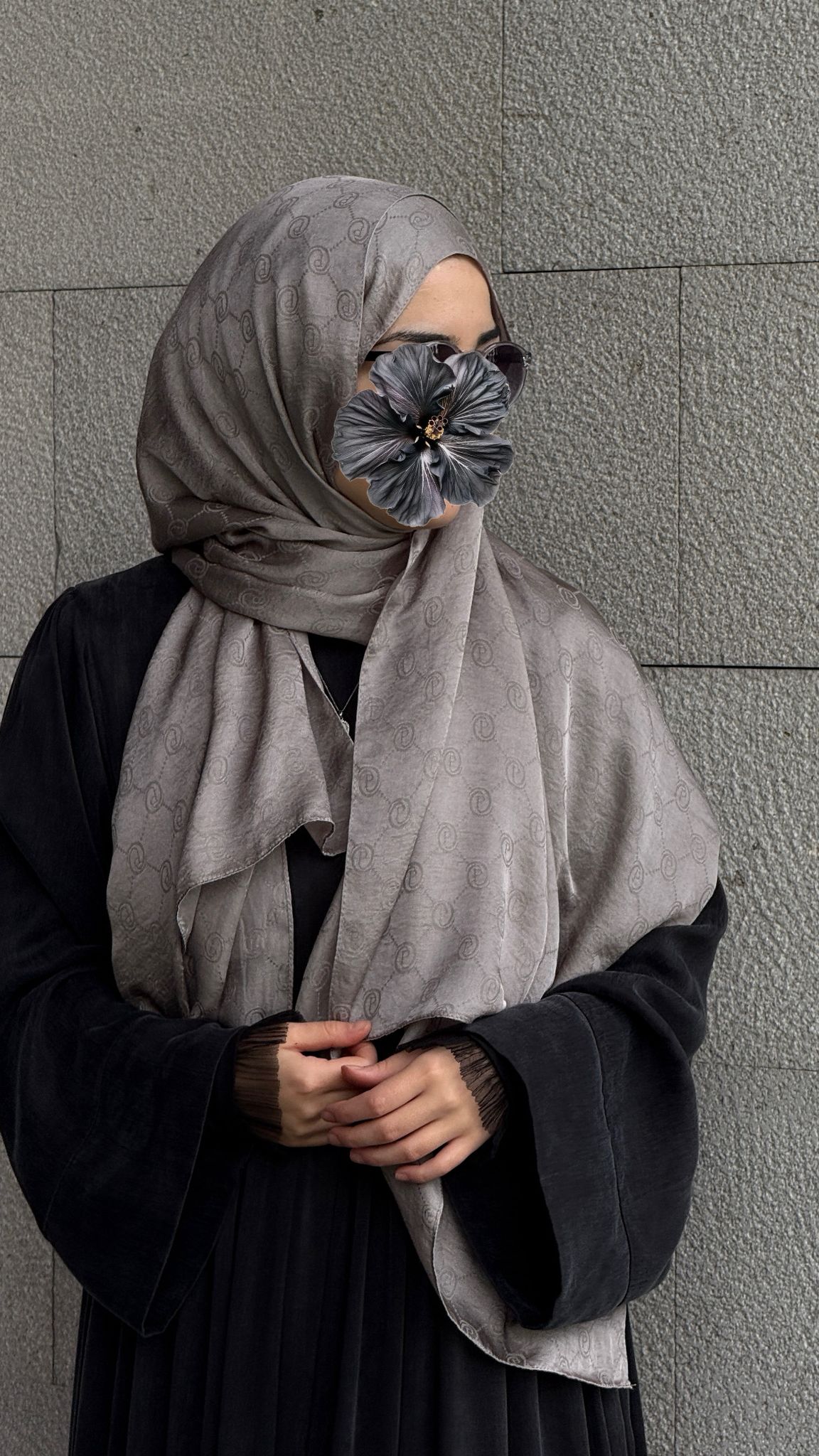 Pamuklu Q Jakar Şal-Antrasit