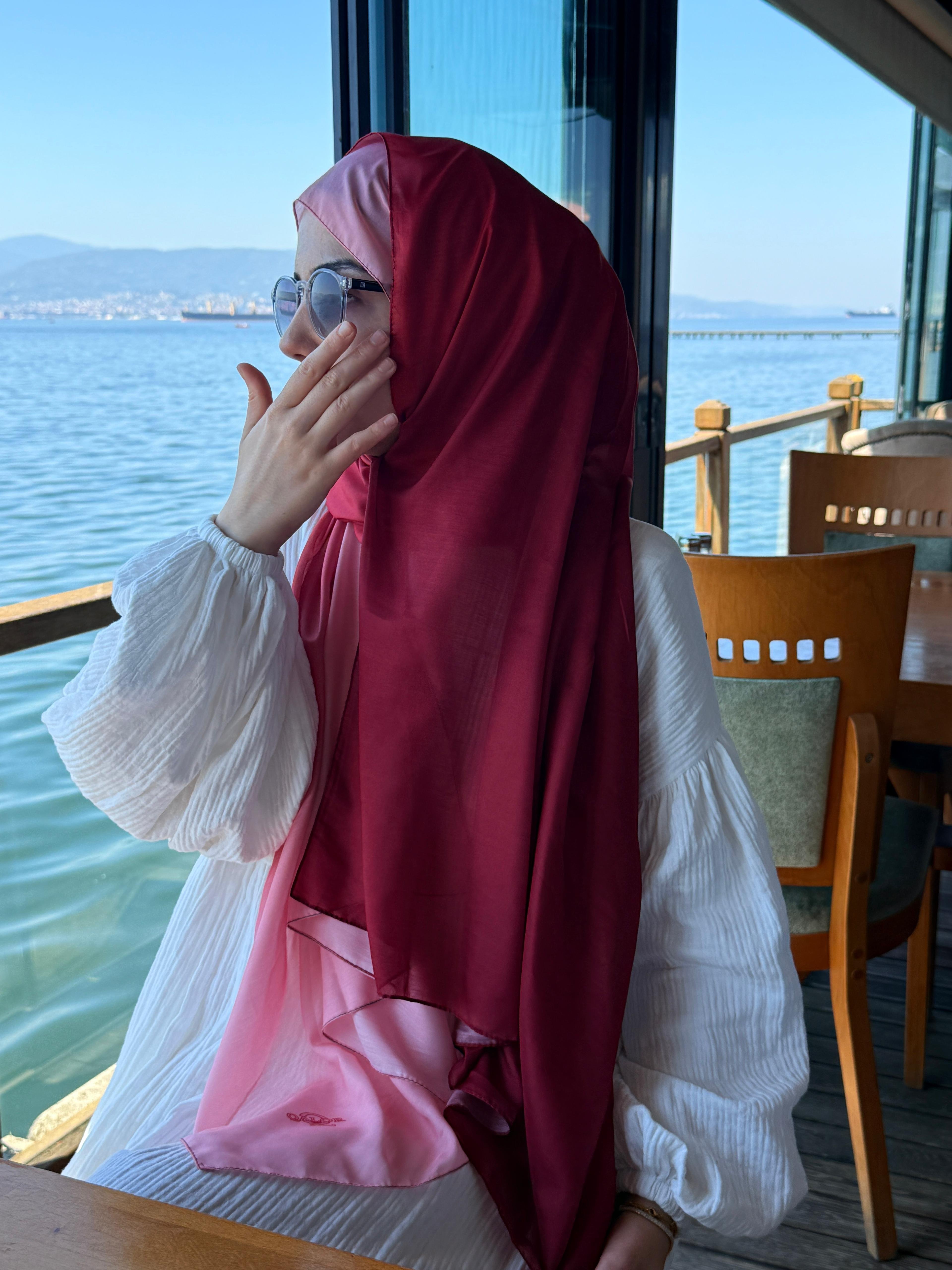 Pamuklu Dubai Degrade Şal-Lawa