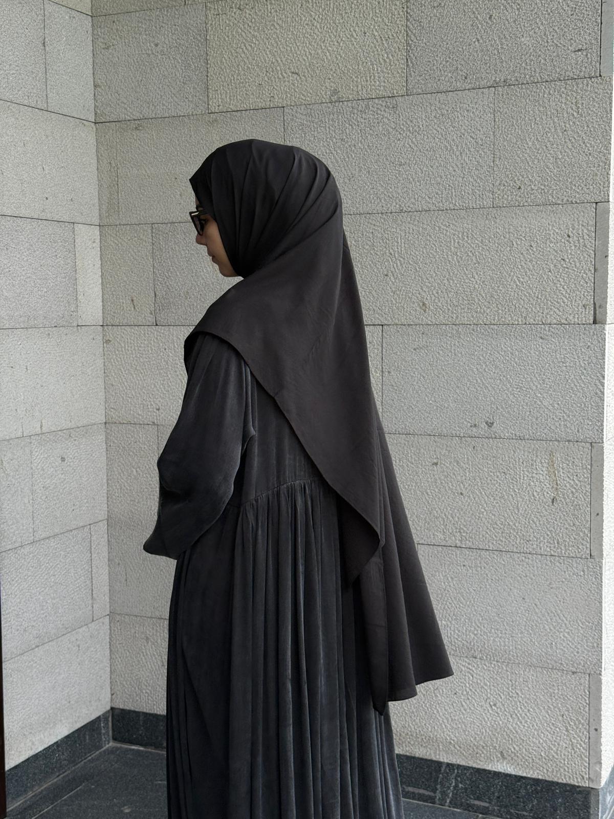 Pamuklu Soft Kraş Şal - Siyah