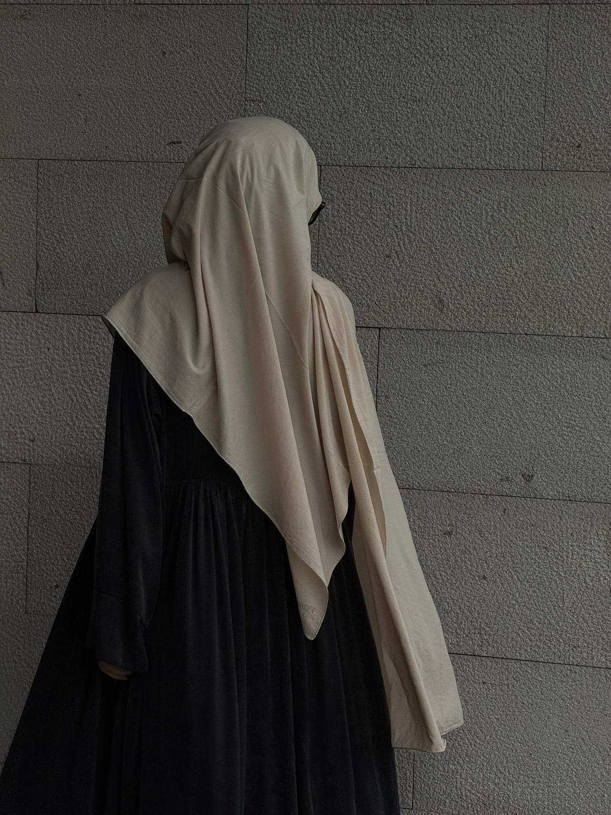 Pamuklu Soft Kraş Şal - Taş