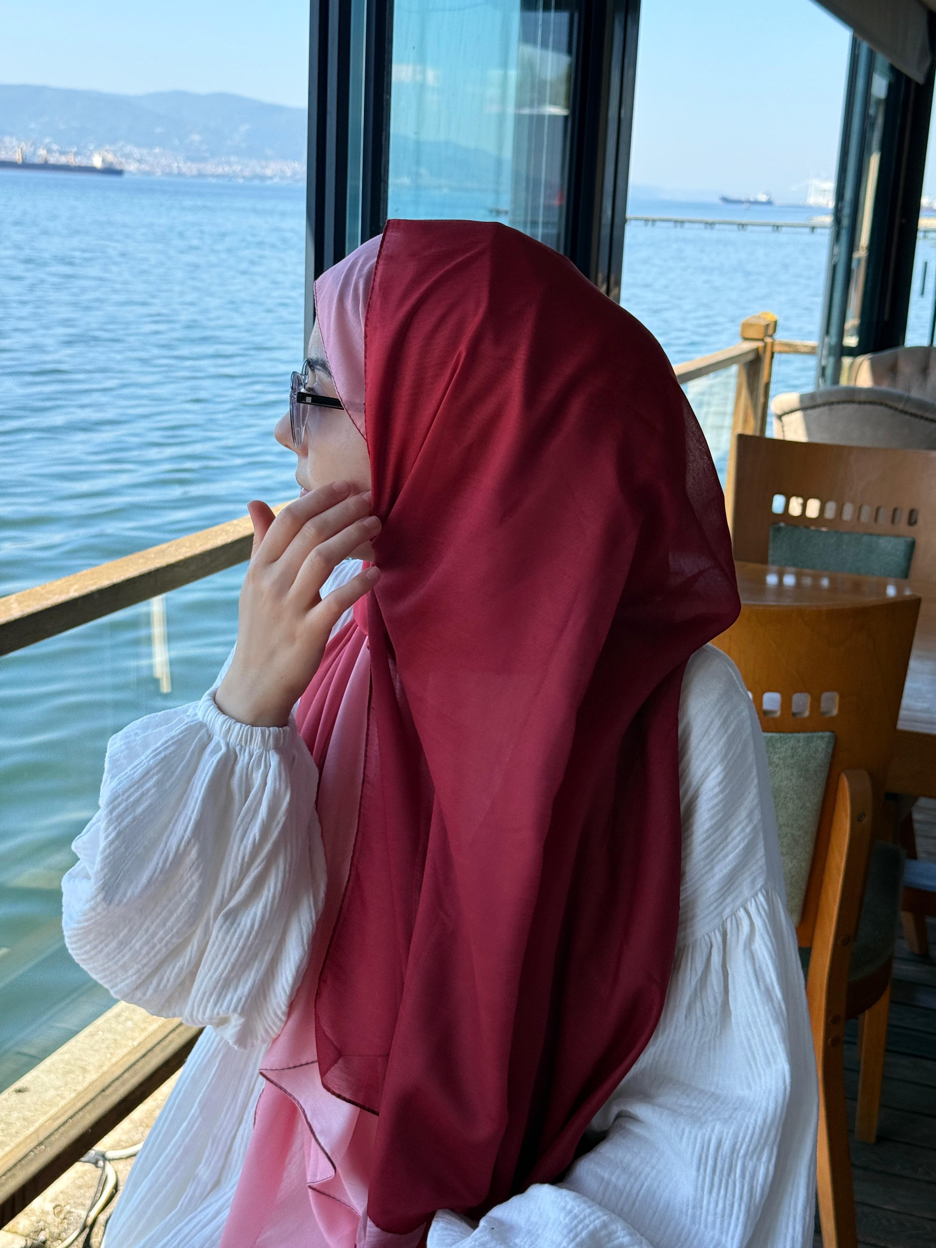 Pamuklu Dubai Degrade Şal-Lawa