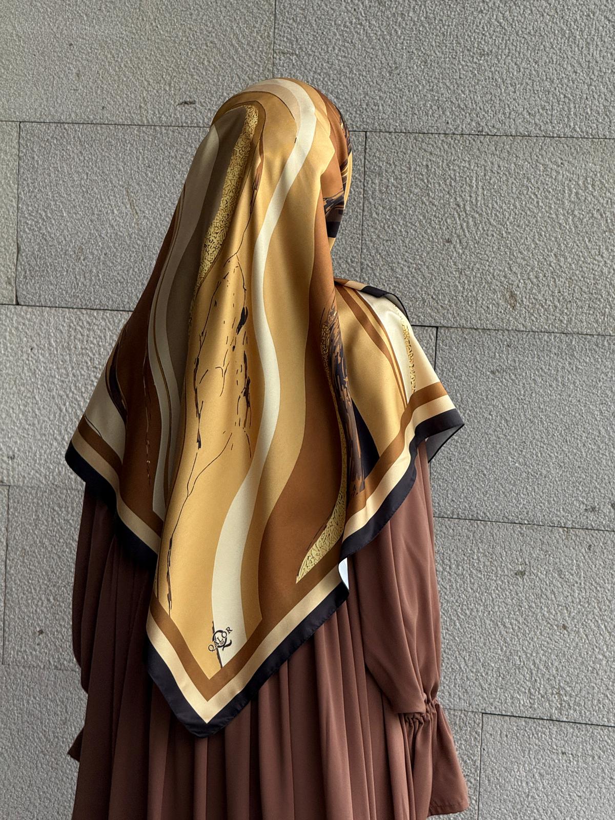 İpeksi Twil Line Eşarp-Gold