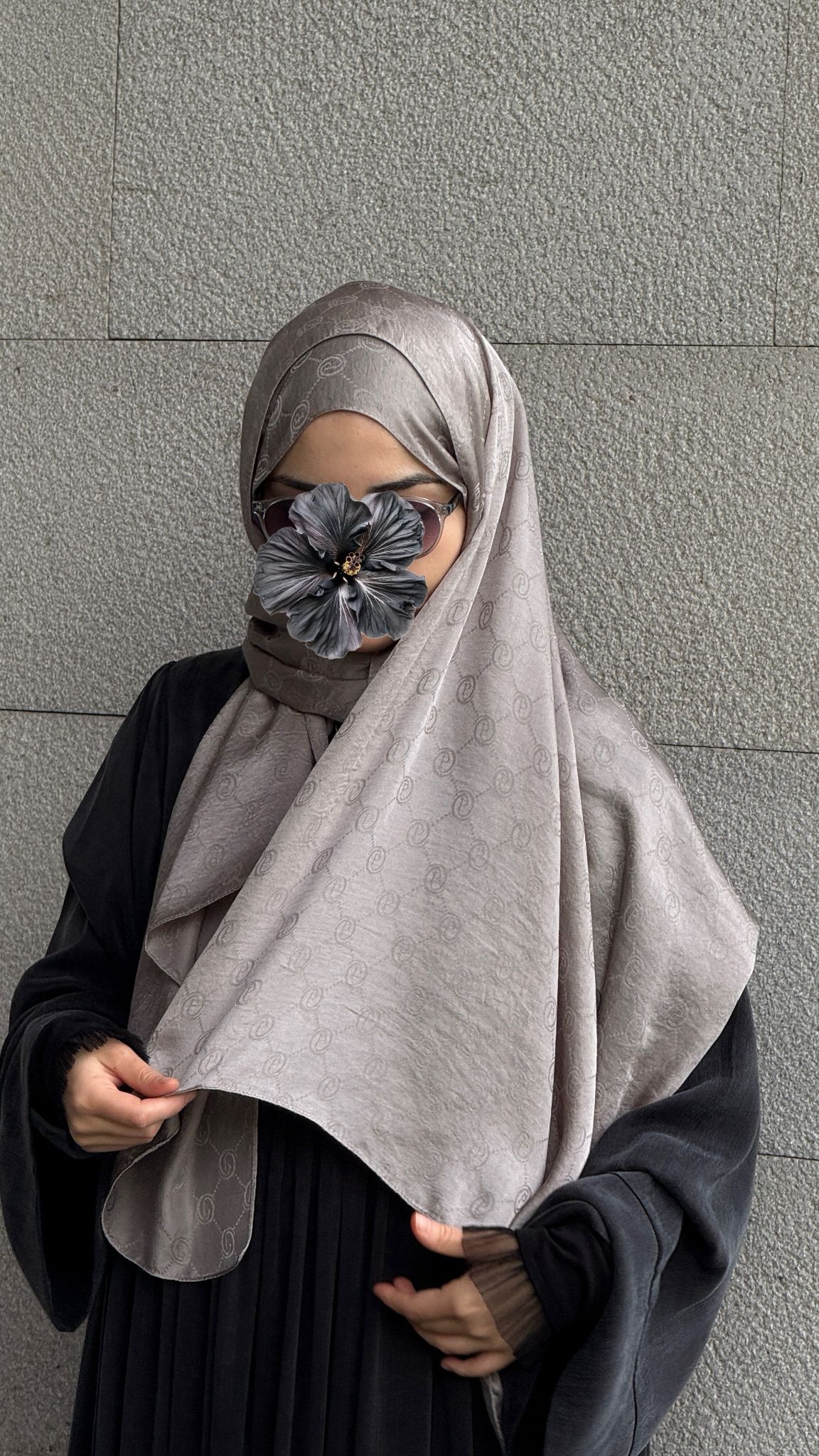 Pamuklu Q Jakar Şal-Antrasit