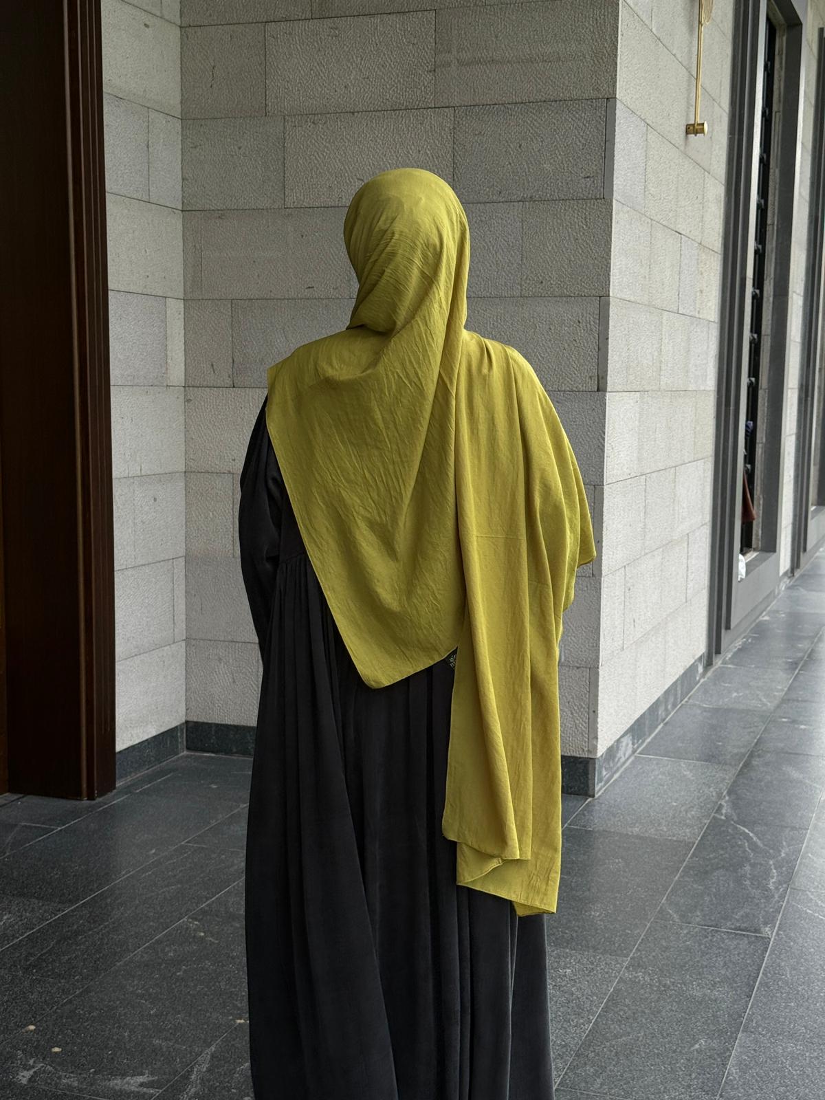 Pamuklu Soft Kraş Şal - Siyah