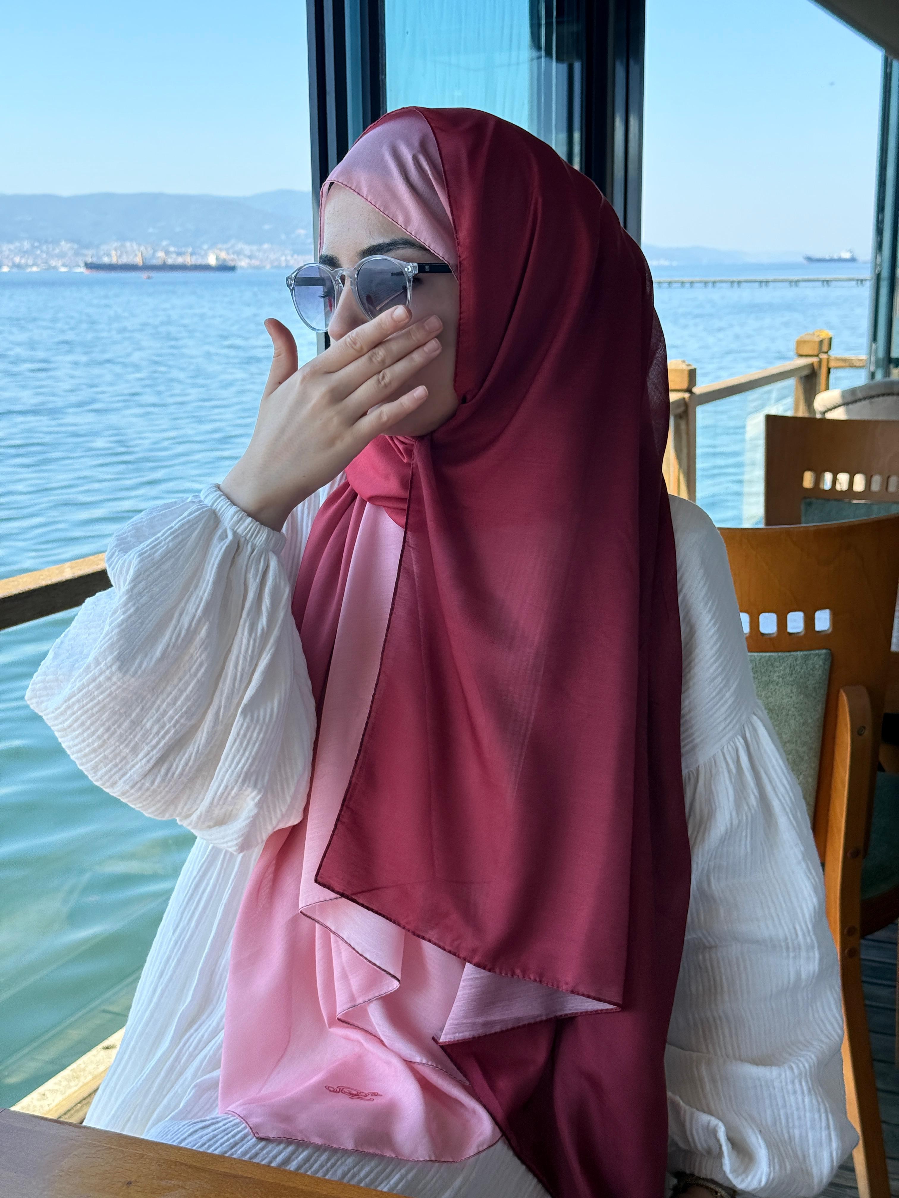 Pamuklu Dubai Degrade Şal-Lawa