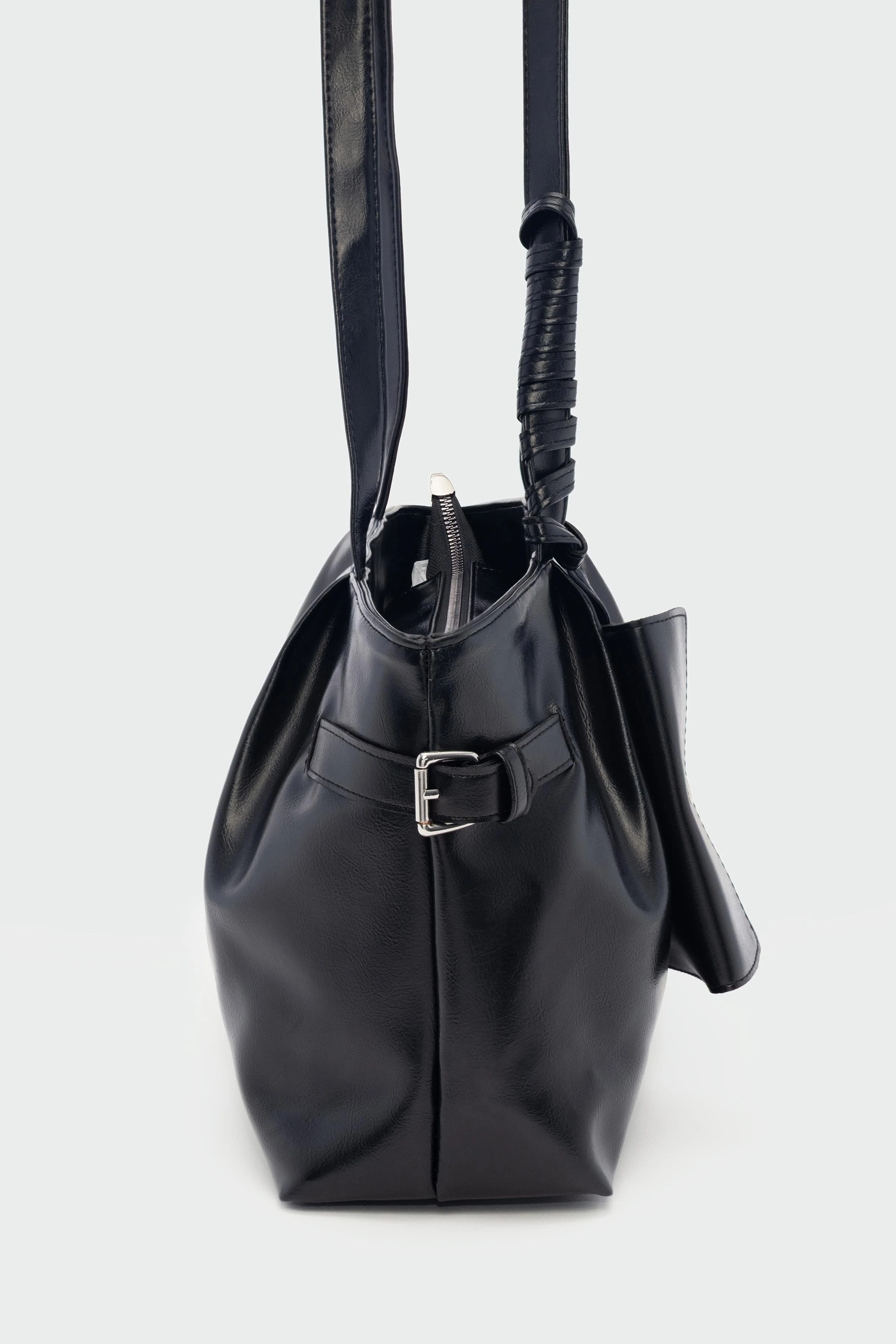 Cüzdan Detaylı Fermuar Kapamalı Omuz Çantası