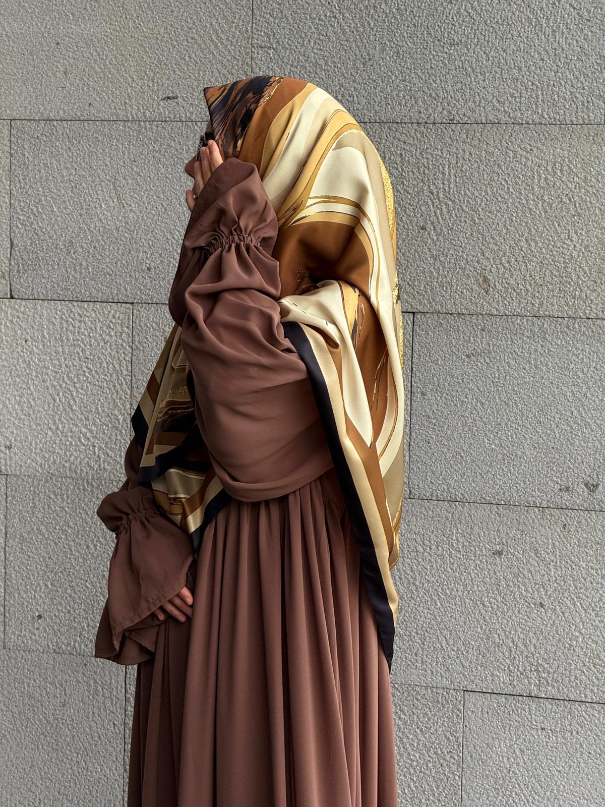 İpeksi Twil Line Eşarp-Gold