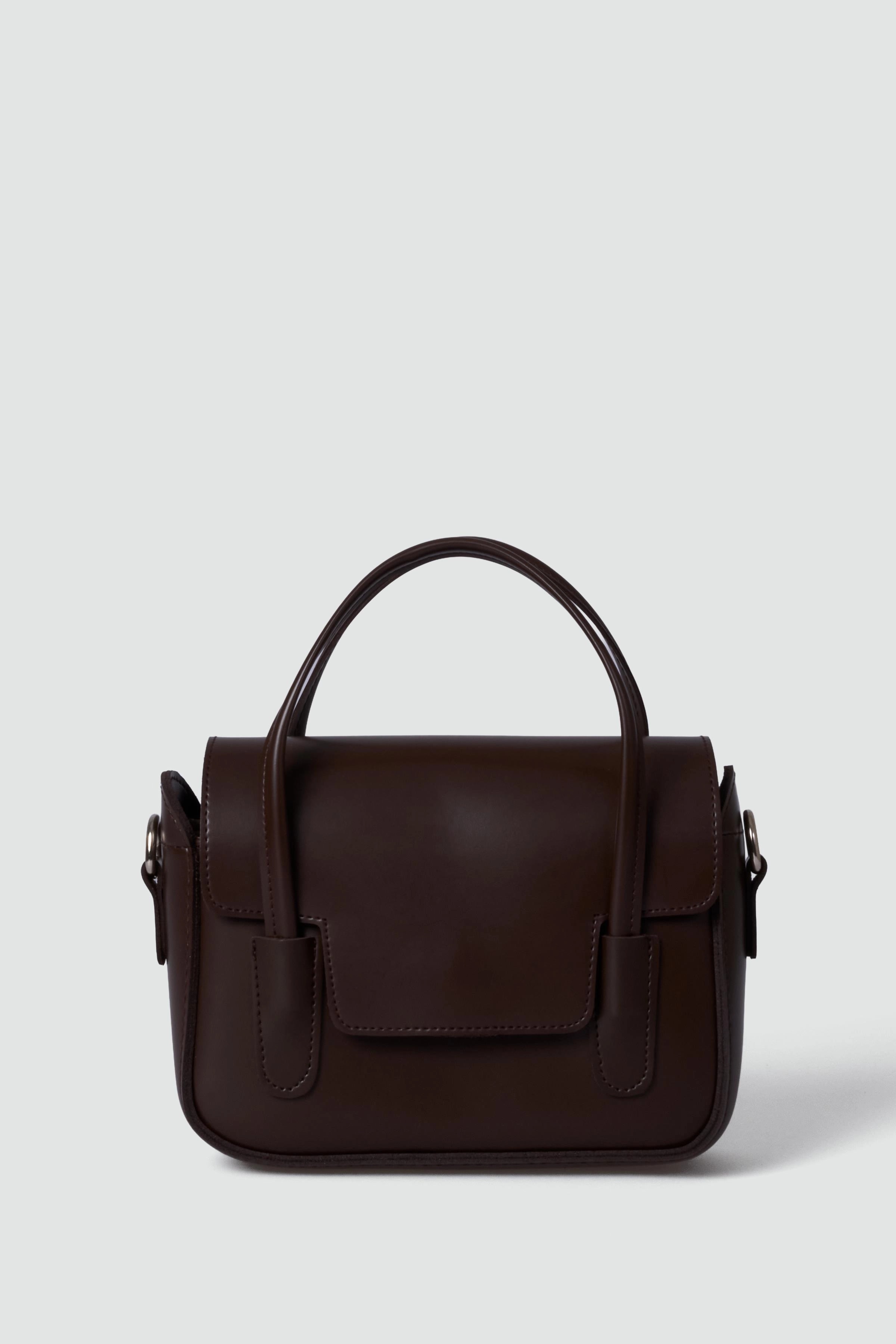 Basic El ve Omuz Çantası - Acı Kahve