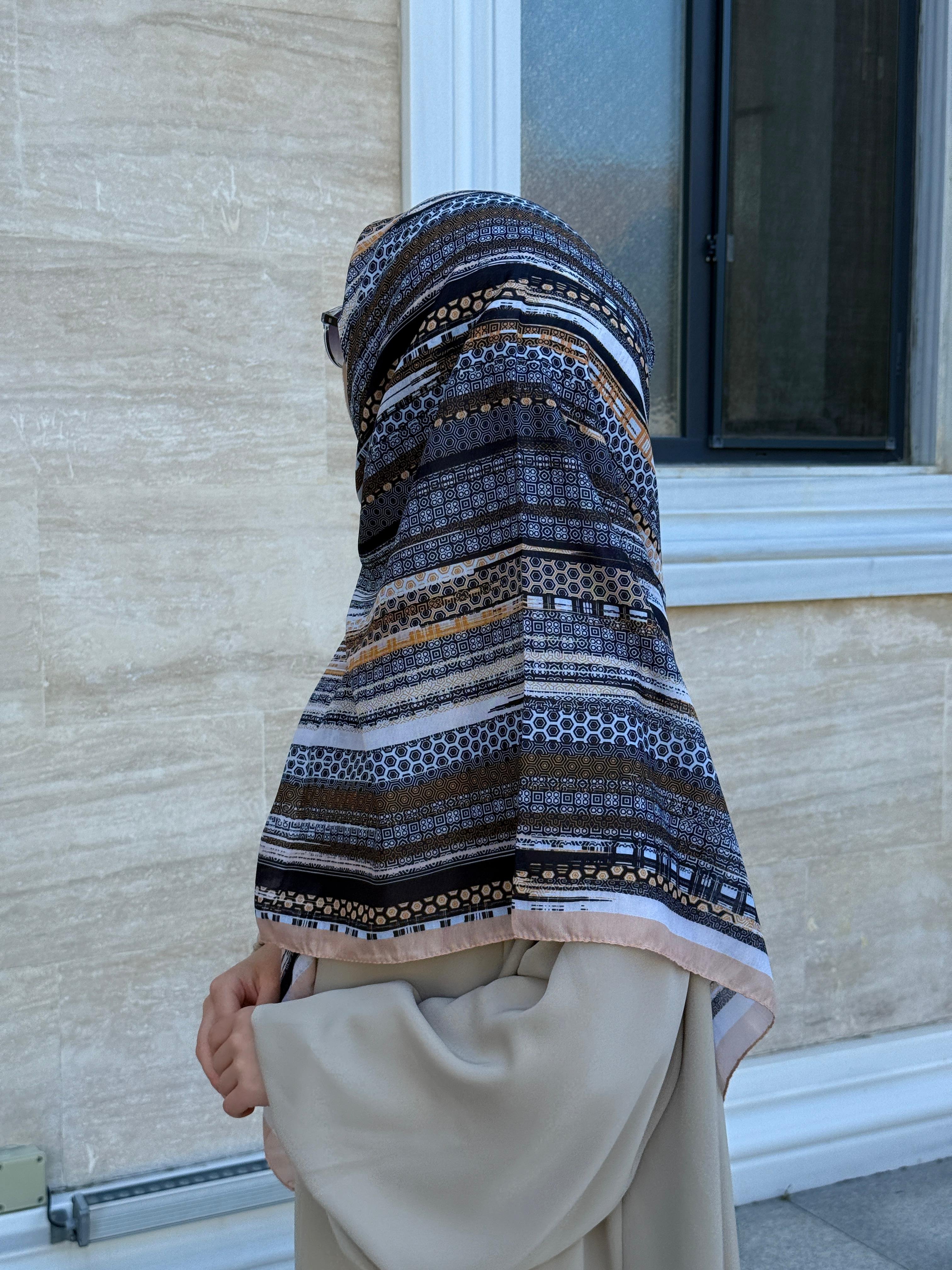 Pamuklu Âlâ Desen Eşarp